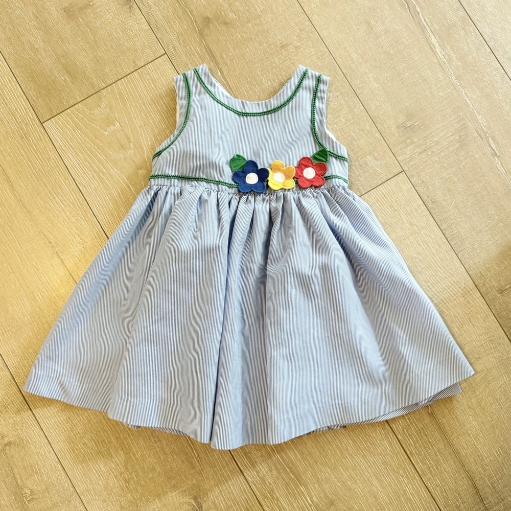 Florence Eiseman Striped Dress 12m?